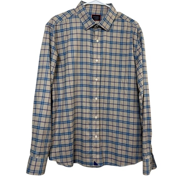 UNTUCKit Other - Untuckit Avesso WF Plaid Slim Fit Wrinkle Free Long Sleeve Button Shirt XL